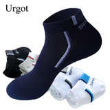 5 Pairs/lot Men Socks Stretchy Shaping Teenagers Short Sock Suit for All Season Non-slip Durable Male Socks Hosiery