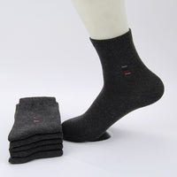 5pair=10pcs Cheap Price Men Socks Classic Business Brand Calcetines Hombre Socks Men High Quality Breathable Cotton Casual Socks