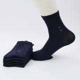 5pair=10pcs Cheap Price Men Socks Classic Business Brand Calcetines Hombre Socks Men High Quality Breathable Cotton Casual Socks