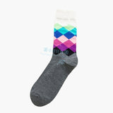 New Cotton Funny Couple Socks Harajuku Leaves Crew Casual Happy Socks For Men Art Flamingo Fashion Cute Hipster Sock Hip Hop