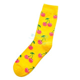 New Cotton Funny Couple Socks Harajuku Leaves Crew Casual Happy Socks For Men Art Flamingo Fashion Cute Hipster Sock Hip Hop