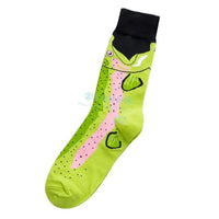 New Cotton Funny Couple Socks Harajuku Leaves Crew Casual Happy Socks For Men Art Flamingo Fashion Cute Hipster Sock Hip Hop