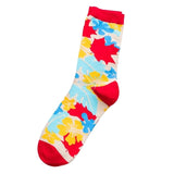 New Cotton Funny Couple Socks Harajuku Leaves Crew Casual Happy Socks For Men Art Flamingo Fashion Cute Hipster Sock Hip Hop