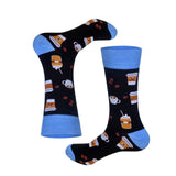 Lionzone 2019 Newly Men Socks Cotton Casual  Personality Design Hip Hop Streetwear Happy Socks Gifts for Men Brand Quality