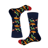 Lionzone 2019 Newly Men Socks Cotton Casual  Personality Design Hip Hop Streetwear Happy Socks Gifts for Men Brand Quality