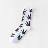 1 pair Men's Fashion Business Weed Hemp Cotton Socks Street Fashion Skateboard Couple Girls Harajuku Trend Socks Give Men a Gift