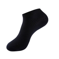 5 Pairs/lot Men's Socks Business Bamboo Fiber Short Ankle Socks Spring Autumn Breathable Anti-bacterial Male Sock Meias Male Sox